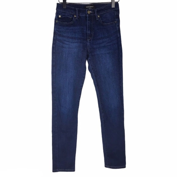 BANANA REPUBLIC Jeans Skinny Fit Dark Wash Slim Stretch Denim Petite Size 25/0P - Picture 12 of 12